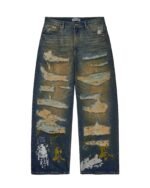 Vale Forever Rust Paint Denim Pants