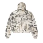 Forever Winter Camo Zip-Up Long-Sleeve Tee Gray