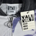 Vale Collage Art Zip Hoodie – Black