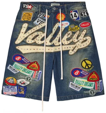 Vale Forever 1980s Relaxed Denim Jorts Black
