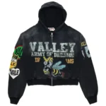 Vale Forever Army Of Dreams Zip Hoodie Black