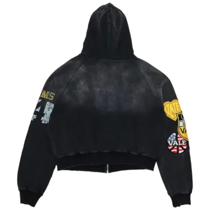 Vale Forever Army Of Dreams Zip Hoodie Black