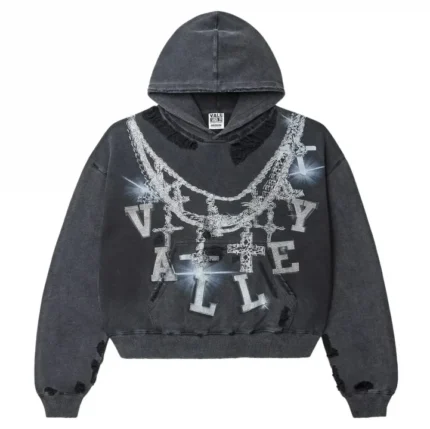 Vale Forever Big Chain Luxe Hoodie Black