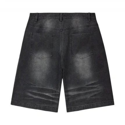 Vale Forever Black 1980s Jorts Black