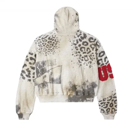 Vale Forever Cheetah Zip Up White