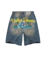 Vale Forever Paradise Jorts Blue