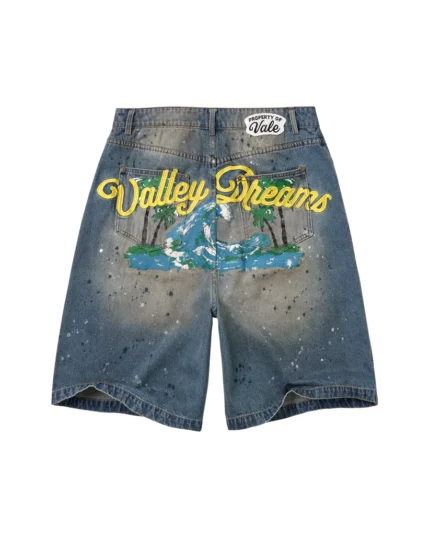 Vale Forever Paradise Jorts Blue