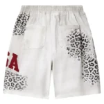 Vale Forever Valley USA Leopard Shorts White