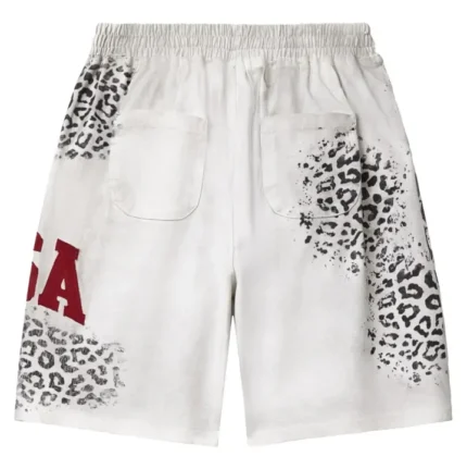 Vale Forever Valley USA Leopard Shorts White