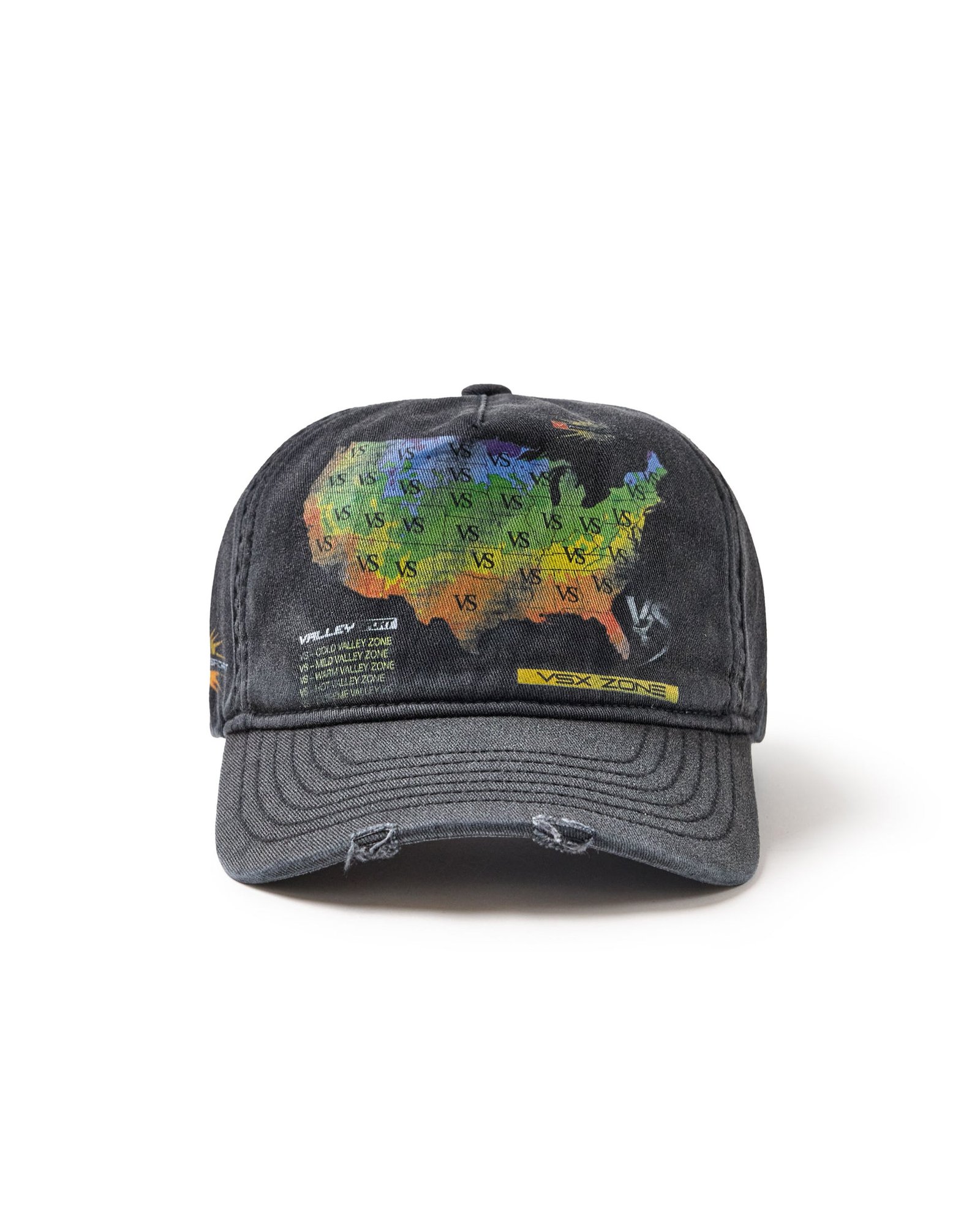 2605_VSX_FORCAST-ALERT_SNAPBACK_BLK_PU_001 VALE FOREVER WEATHERMAN CAP
