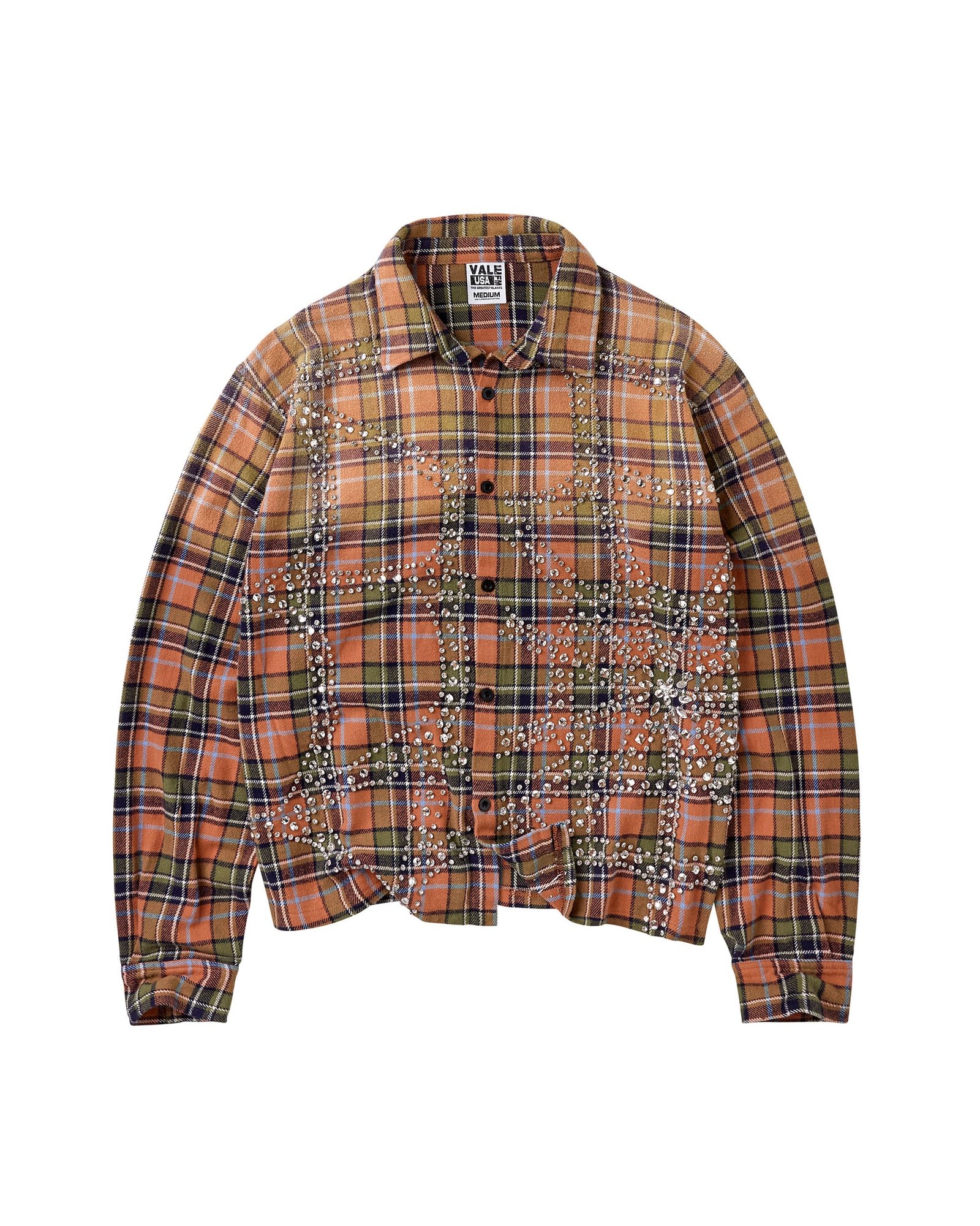 2607_VALLEY-DREAMS_TARTAN_PLAID_JEWELED-WEB_LS-WOVEN_ORNG_LD_001 PUMPKIN PATCH FLANNEL