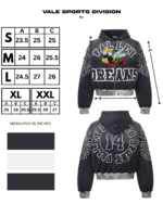 VALE FOREVER ANTHEM ZIP UP HOODIE