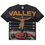 Jesus Vs Hellboy Tee Vintage Black