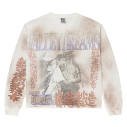 Vale Dreamscape Graphic Long-Sleeve Tee White