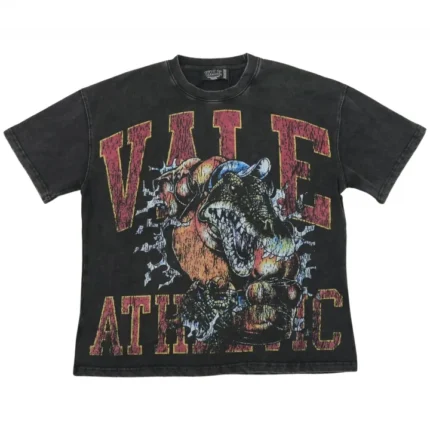 Vale Forever Athletic Dinosaur Tee Vintage Black