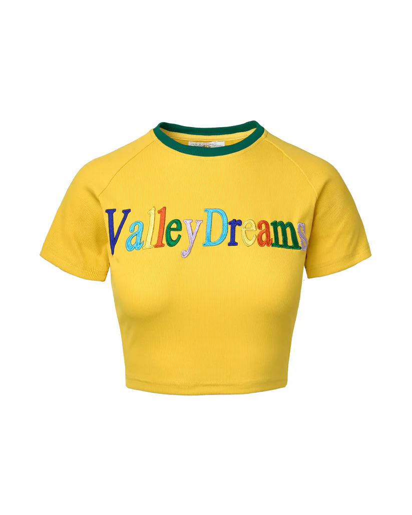 Vale-Forever-Macintosh-Femme-Yellow-T-Shirt Vale Forever Macintosh Femme Yellow T-Shirt