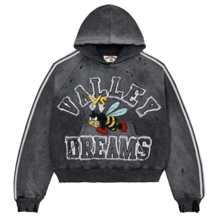 Vale Forever Valley Dreams Bee Hoodie Black