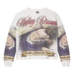 Vale Forever Valley Dreams Cross Print Sweatshirt White