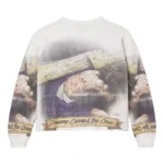 Vale Forever Valley Dreams Cross Print Sweatshirt White