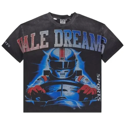 Vale Forever Valley Dreams Racer T-Shirt Black