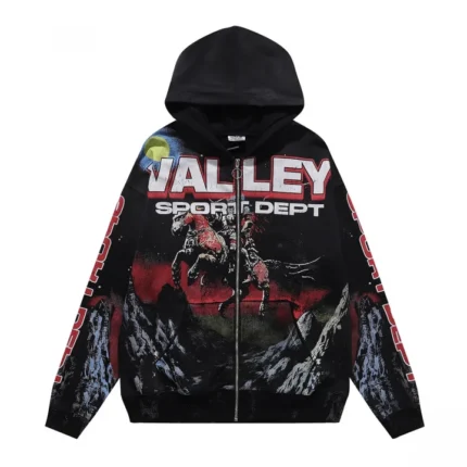 Vale Forever Valley Sport Dept Zip Hoodie Black