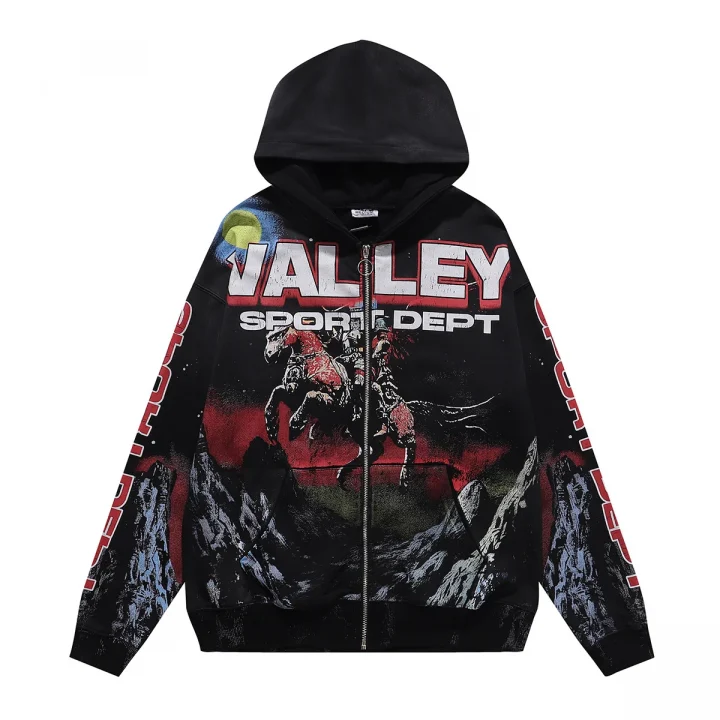 Vale-Forever-Valley-Sport-Dept-Zip-Hoodie-Black Vale Forever Valley Sport Dept Zip Hoodie Black