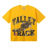 Vale Forever Valley Track Wing Floral Graphic Tee Yellow