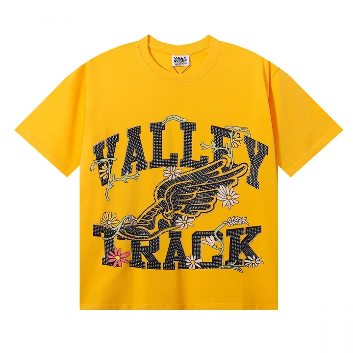 Vale-Forever-Valley-Track-Wing-Floral-Graphic-Tee-Yellow Vale Forever Valley Track Wing Floral Graphic Tee Yellow