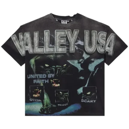 Vale Forever Valley USA Panther T-Shirt Black