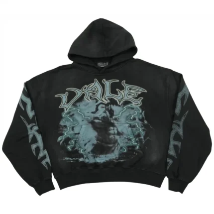 Vale Shadow Graphic Hoodie – Black