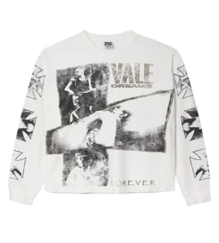 Vale Valley Slam Graphic Long-Sleeve Tee White