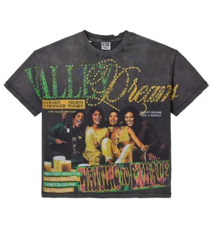 Vale Xhale Bling Graphic Tee Black